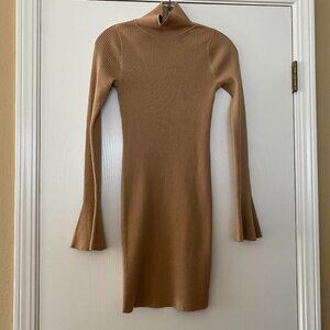 NEW house of harlow 1960 x revolve rib knit turtleneck dress
